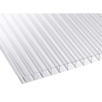 Поликарбонат Polyplast  4мм 2100х6000мм/0,55 (прозрачный)
