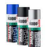 Эмаль аэрозольная универсальная Kudo 520мл в ассортименте