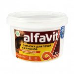 Обмазка для печей Alfavit 3кг белая
