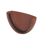 ВЕРАТ Заглушка желоба (коричневый)