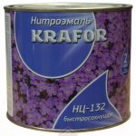 Эмаль НЦ-132 Krafof 1,7кг в ассортим.