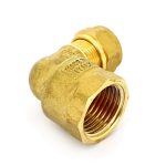 Угол обжимной 15*3/4 ВР медь