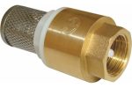 Клапан обратный 3/4" латунь с фильтром