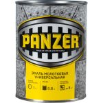 Эмаль универсальная молотковая Panzer 0,8л в ассортименте