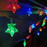 Электрогирлянда Звезды 5 м 8 режимов многоцв