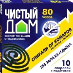 Спираль от комаров Чистый Дом 10шт.