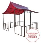 Беседка каркас "Лотос" 3*3*2,8 (без поликарбоната)