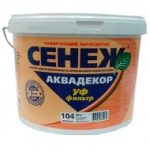 Сенеж аквадекор 9кг, лиственница 104
