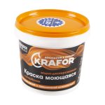 Краска ВД моющаяся Krafor 1,5кг