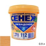 Сенеж аквадекор 0,9кг, дуб 112 (уценка)